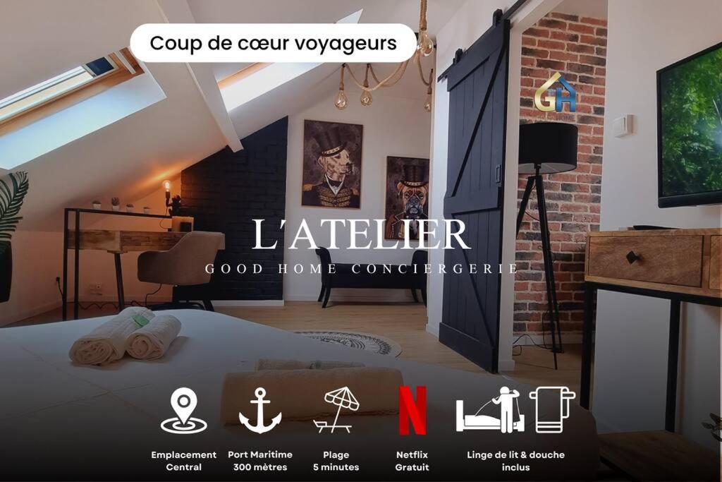 Апартаменты L'Atelier - Au Pied Des Quais Дюнкерк Экстерьер фото